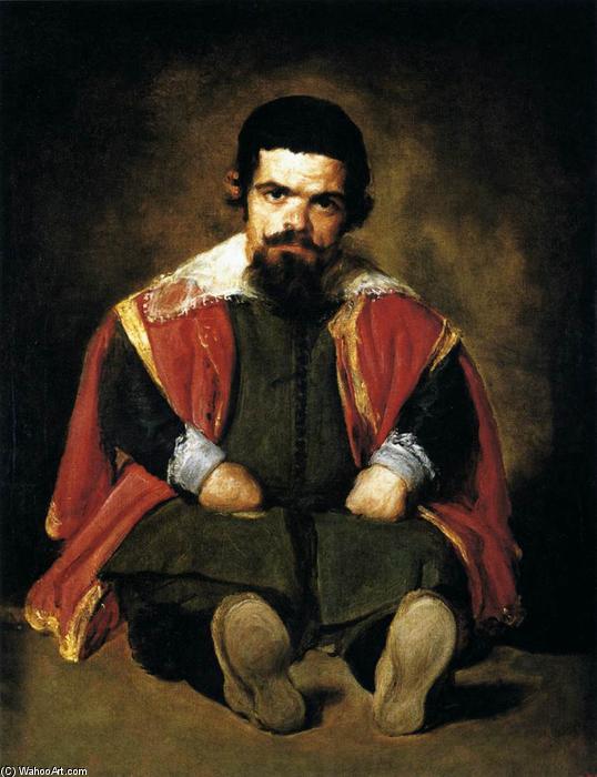 WikiOO.org - אנציקלופדיה לאמנויות יפות - ציור, יצירות אמנות Diego Velazquez - The Dwarf Sebastian de Morra