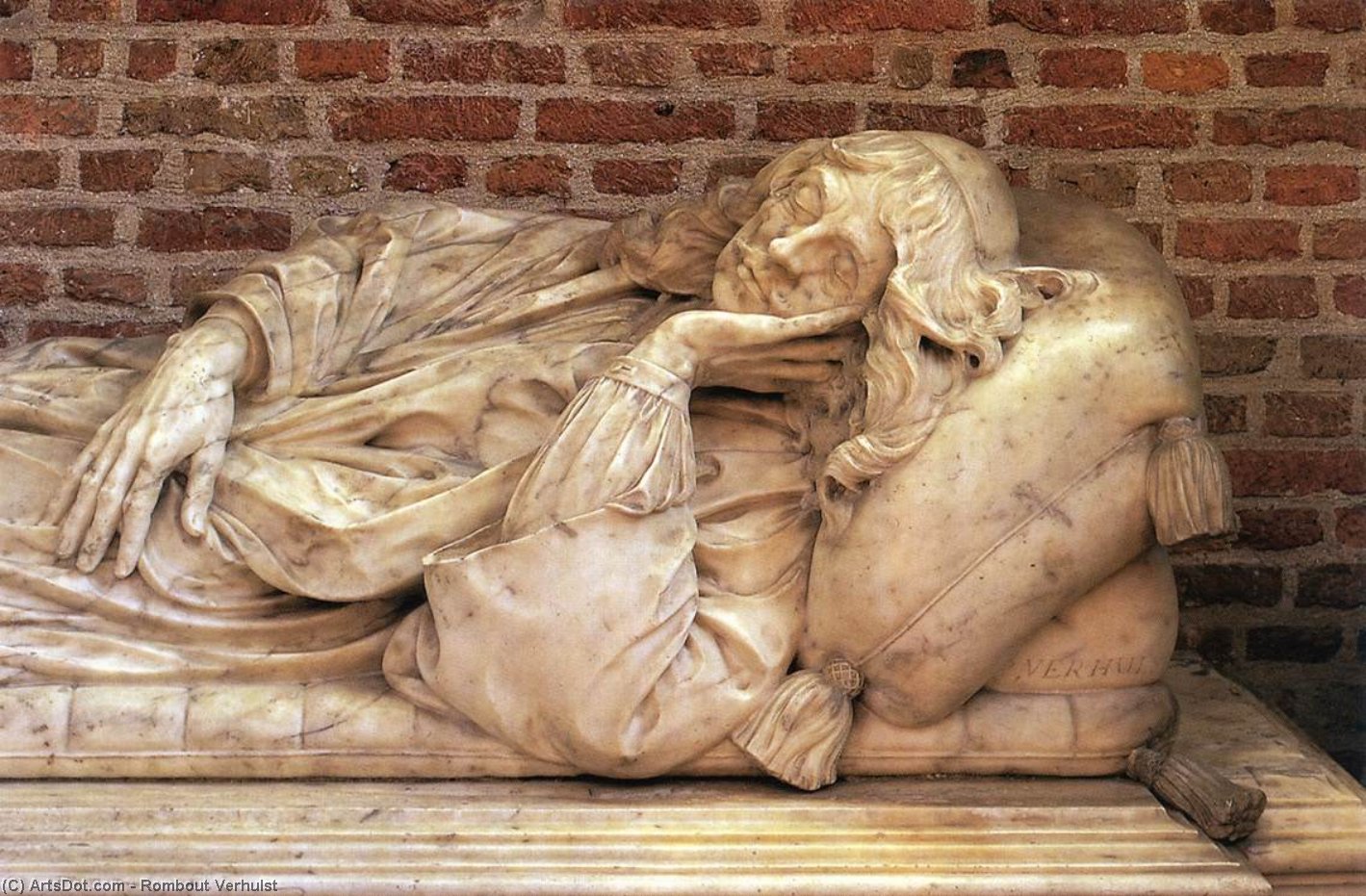 WikiOO.org - Encyclopedia of Fine Arts - Lukisan, Artwork Rombout Verhulst - Tomb of Johan Polyander van Kerchoven