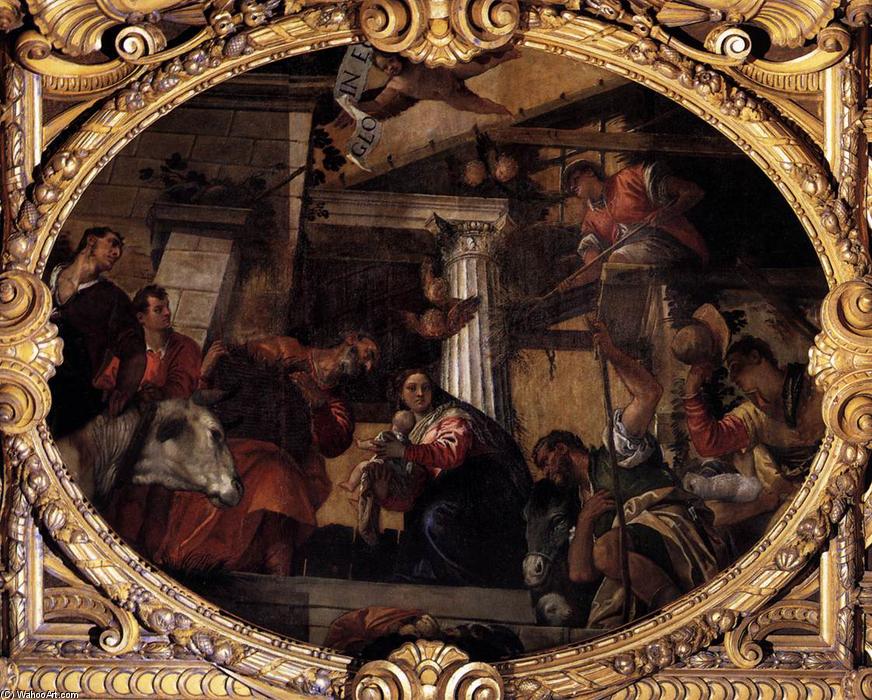 WikiOO.org - Encyclopedia of Fine Arts - Malba, Artwork Paolo Veronese - Adoration of the Shepherds