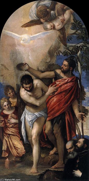 Wikioo.org - The Encyclopedia of Fine Arts - Painting, Artwork by Paolo Veronese - Baptism of Christ