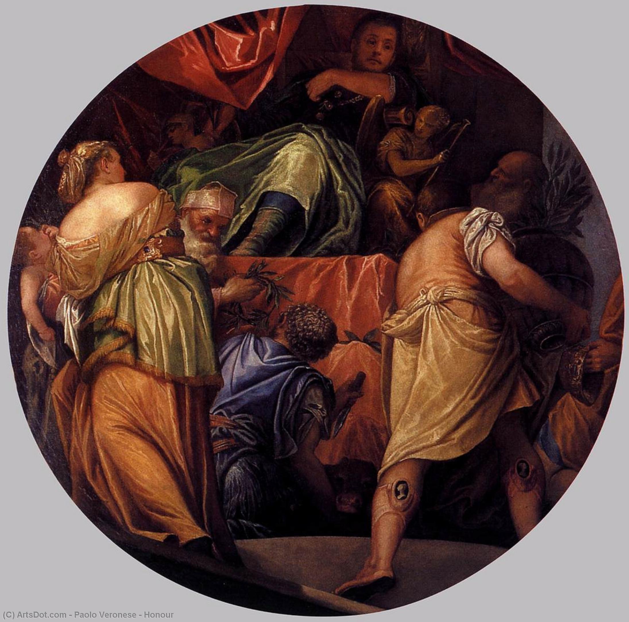 WikiOO.org - Енциклопедия за изящни изкуства - Живопис, Произведения на изкуството Paolo Veronese - Honour