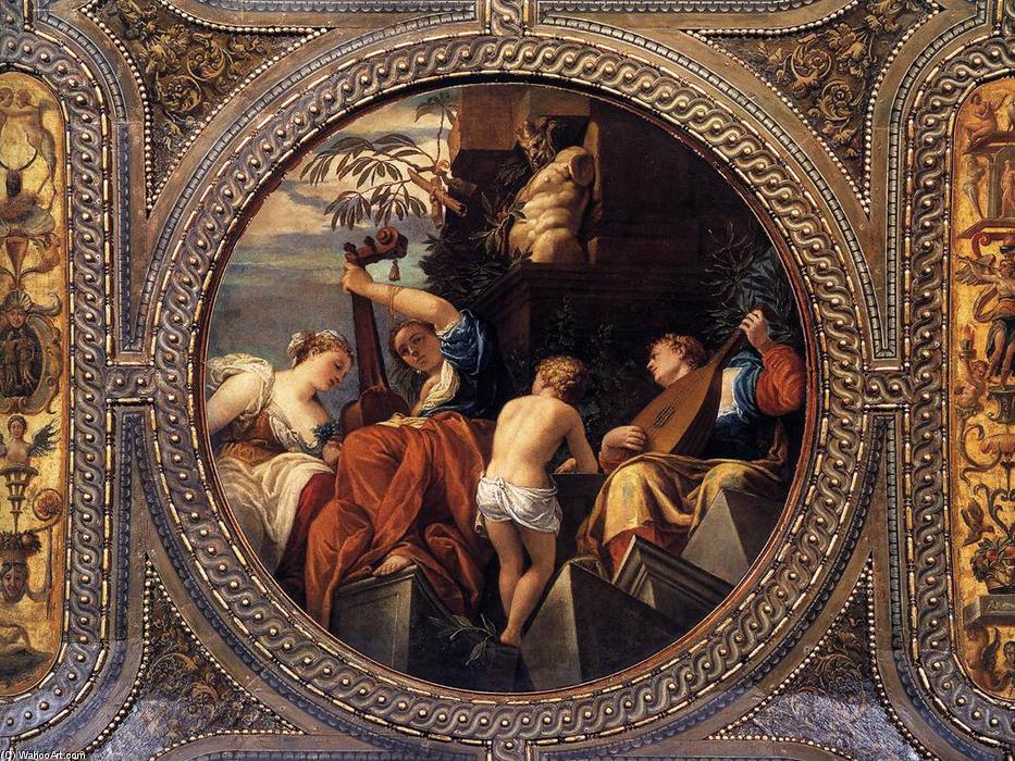 WikiOO.org - Encyclopedia of Fine Arts - Maľba, Artwork Paolo Veronese - Music