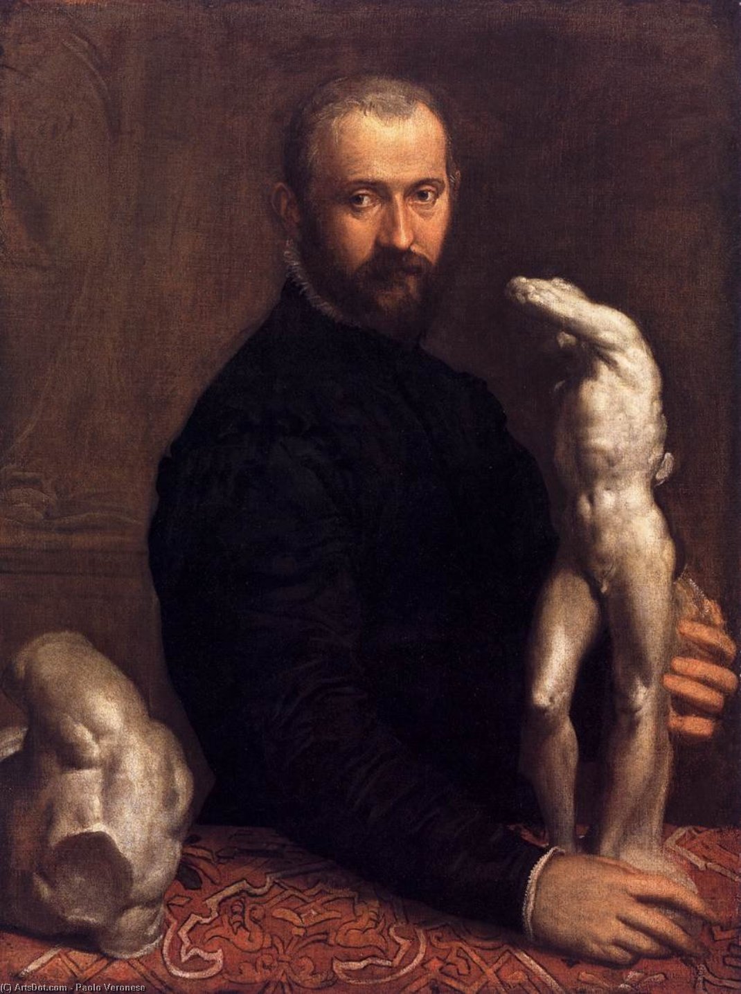 WikiOO.org - Encyclopedia of Fine Arts - Malba, Artwork Paolo Veronese - Portrait of Alessandro Vittoria