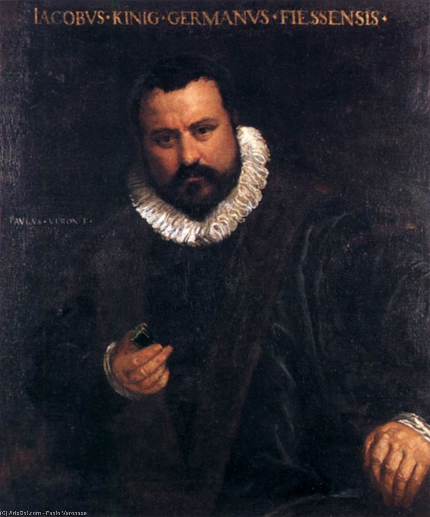 Wikioo.org - The Encyclopedia of Fine Arts - Painting, Artwork by Paolo Veronese - Portrait of Johann Jakob König
