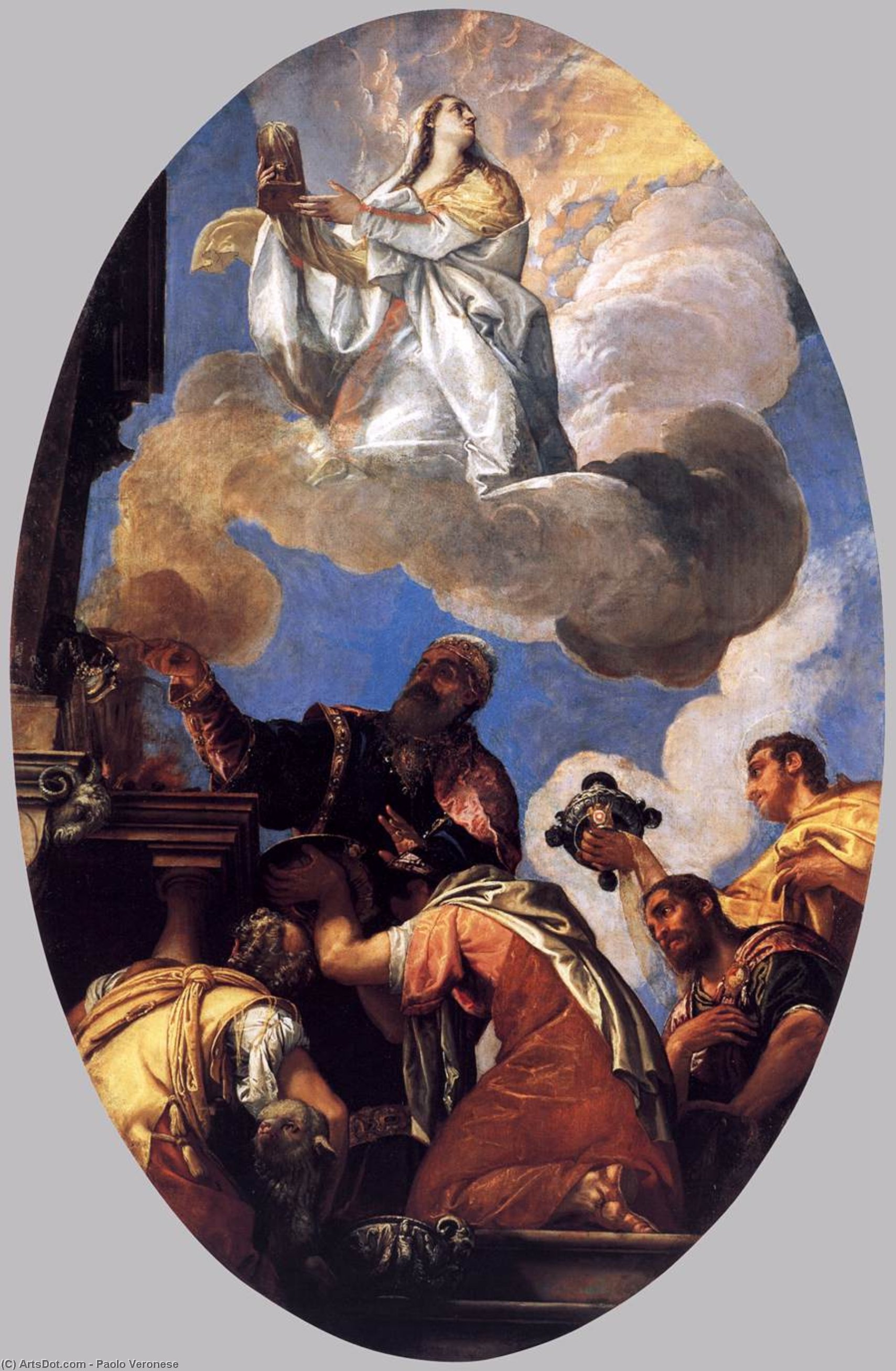 Wikioo.org - The Encyclopedia of Fine Arts - Painting, Artwork by Paolo Veronese - Religio and Fides (Religion and Faith)