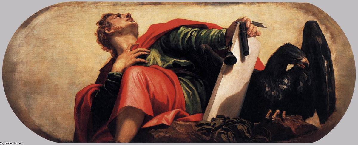 WikiOO.org - Enciclopédia das Belas Artes - Pintura, Arte por Paolo Veronese - St John the Evangelist
