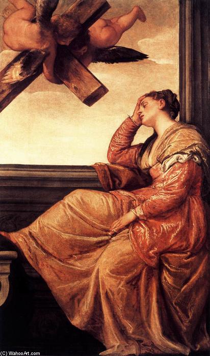 Wikioo.org – L'Enciclopedia delle Belle Arti - Pittura, Opere di Paolo Veronese - il visione di san `helena`