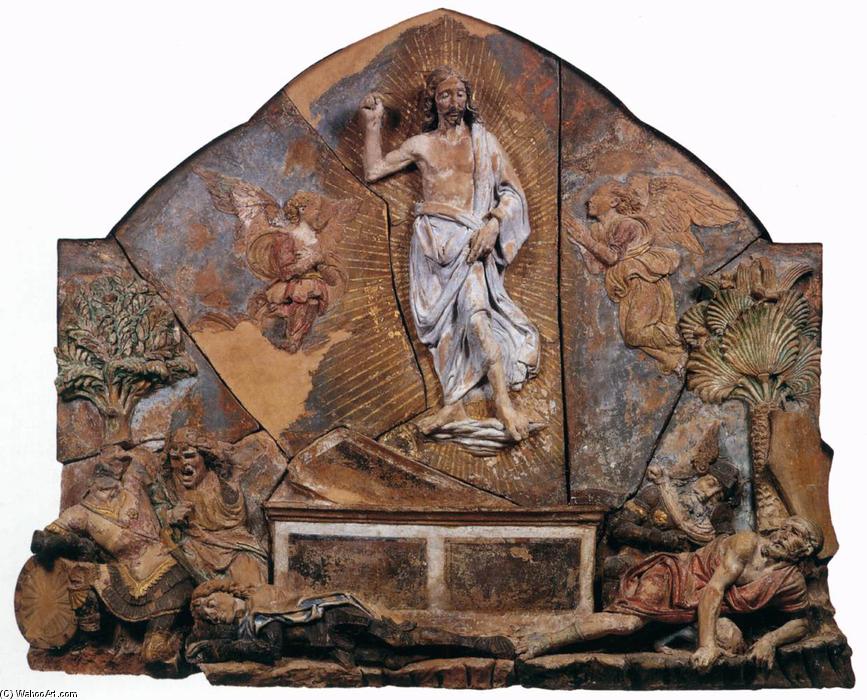 WikiOO.org - Encyclopedia of Fine Arts - Lukisan, Artwork Andrea Del Verrocchio - Resurrection of Christ