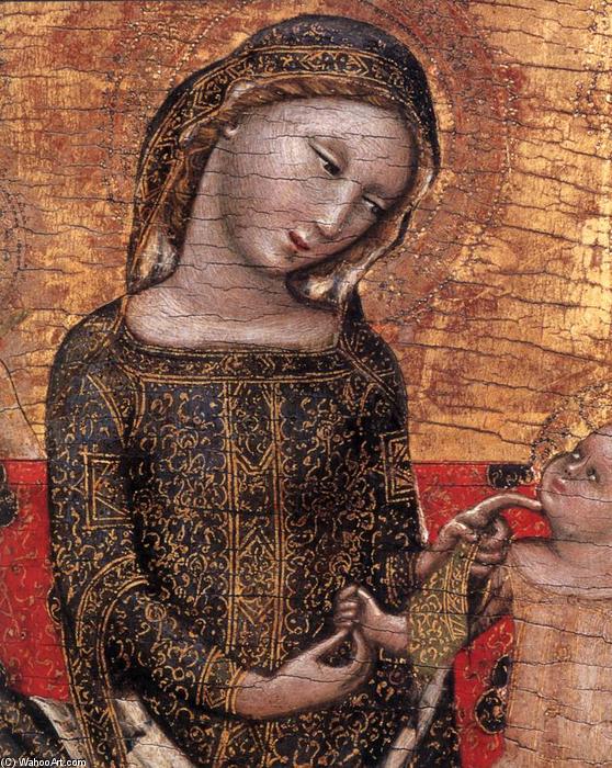 Wikioo.org - The Encyclopedia of Fine Arts - Painting, Artwork by Vitale Da Bologna - Madonna dell'Umiltà (detail)