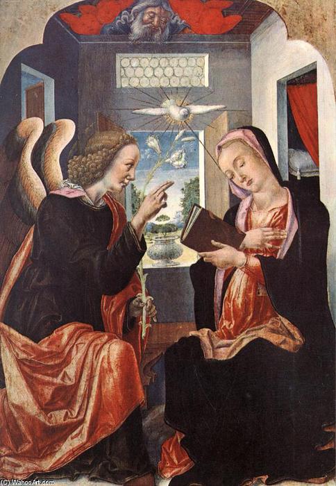 Wikioo.org - The Encyclopedia of Fine Arts - Painting, Artwork by Bartolomeo Vivarini - Annunciation