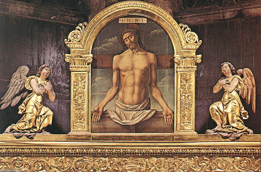 Wikioo.org - The Encyclopedia of Fine Arts - Painting, Artwork by Bartolomeo Vivarini - The Dead Christ