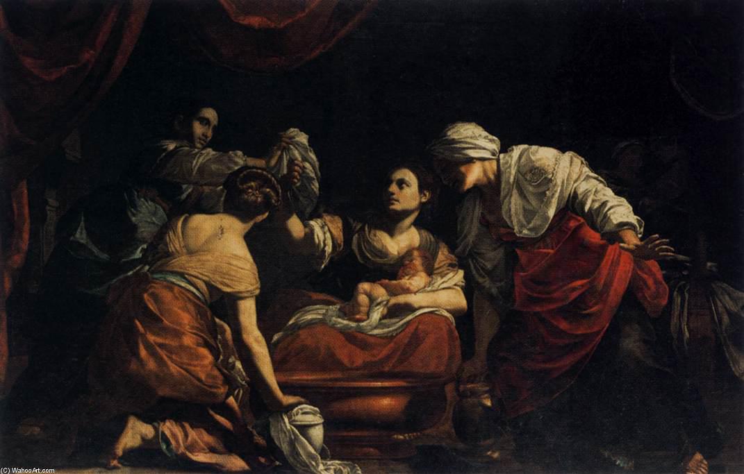 Wikioo.org – L'Encyclopédie des Beaux Arts - Peinture, Oeuvre de Simon Vouet - Naissance de la Vierge