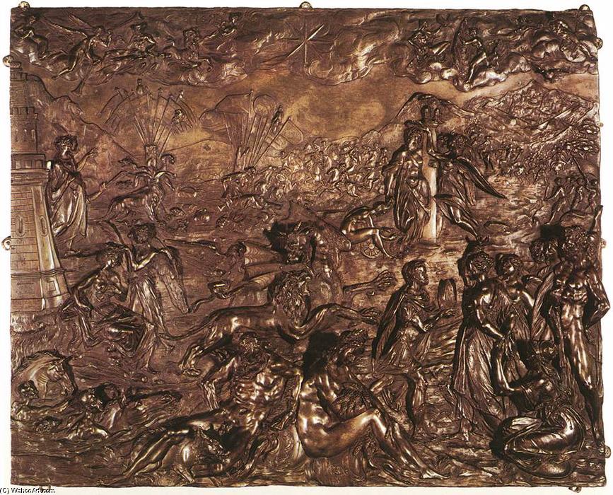 WikiOO.org - Encyclopedia of Fine Arts - Lukisan, Artwork Adriaen De Vries - Victory of Rudolph II over the Turks