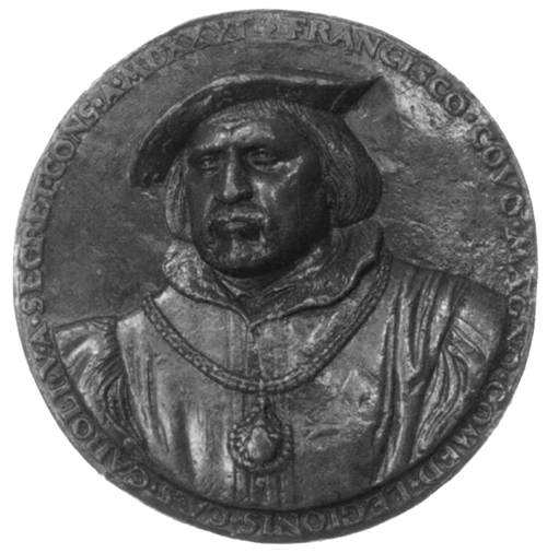 Wikioo.org - สารานุกรมวิจิตรศิลป์ - จิตรกรรม Christoph Weiditz - Portrait Medal of Francisco de los Cobos y Molina