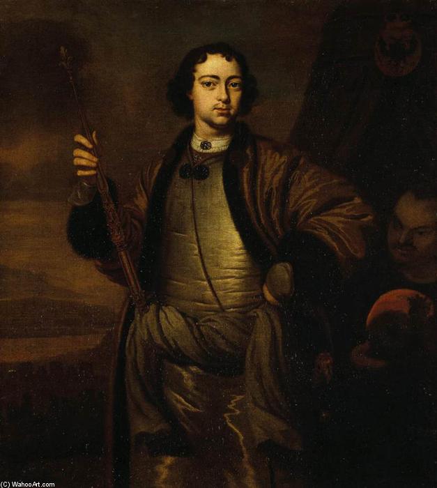 Wikioo.org - The Encyclopedia of Fine Arts - Painting, Artwork by Pieter Van Der Werff - Portrait of Peter the Great