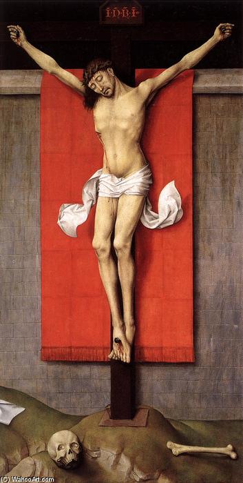 Wikioo.org – La Enciclopedia de las Bellas Artes - Pintura, Obras de arte de Rogier Van Der Weyden - cruxificcion díptico  derecha  el panel