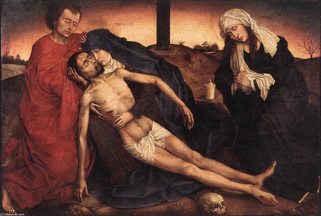 WikiOO.org - Encyclopedia of Fine Arts - Lukisan, Artwork Rogier Van Der Weyden - Lamentation