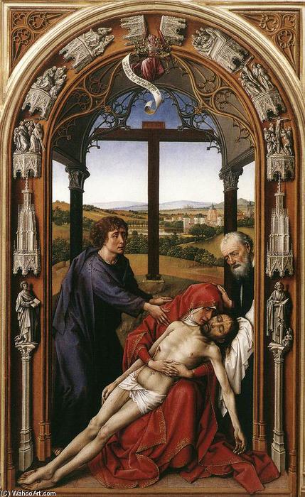 Wikioo.org - The Encyclopedia of Fine Arts - Painting, Artwork by Rogier Van Der Weyden - Miraflores Altarpiece (central panel)