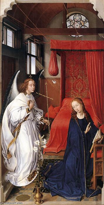 Wikioo.org - Die Enzyklopädie bildender Kunst - Malerei, Kunstwerk von Rogier Van Der Weyden - St Columba Altar linke  Fach