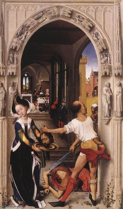 Wikioo.org – L'Enciclopedia delle Belle Arti - Pittura, Opere di Rogier Van Der Weyden - St John Pala a destra  pannello