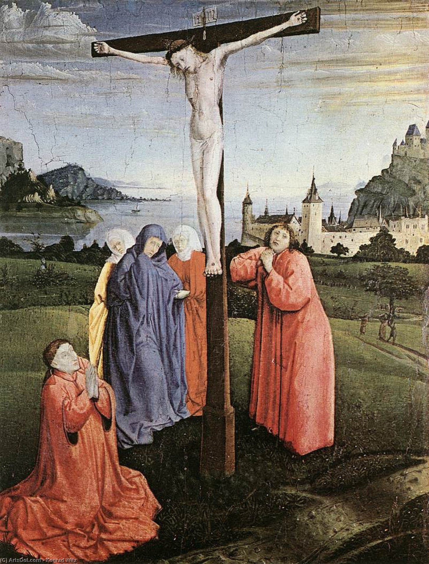 WikiOO.org - Енциклопедия за изящни изкуства - Живопис, Произведения на изкуството Konrad Witz - Christ on the Cross