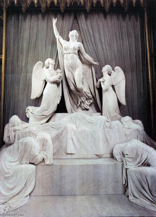 Wikioo.org – La Enciclopedia de las Bellas Artes - Pintura, Obras de arte de Matthew Cotes Wyatt - Cenotafio a la princesa Charlotte
