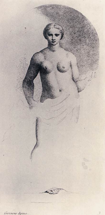 Wikioo.org - The Encyclopedia of Fine Arts - Painting, Artwork by Anton Maria Ii Zanetti - Standing Female Nude