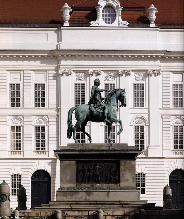 Wikioo.org - The Encyclopedia of Fine Arts - Painting, Artwork by Franz Anton Zauner - Equestrian statue of the Emperor Joseph II