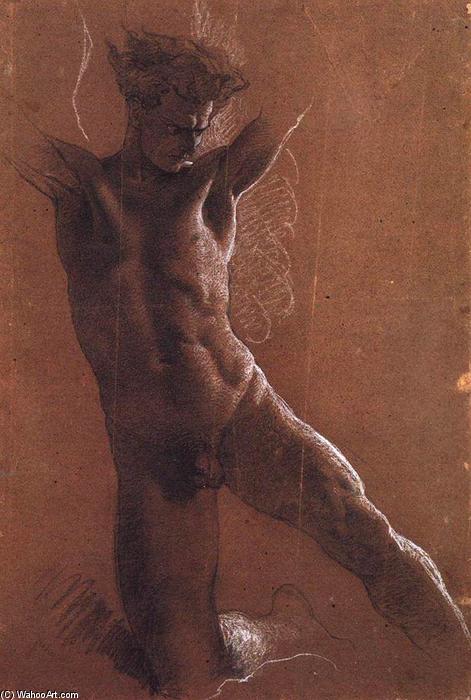 WikiOO.org - Encyclopedia of Fine Arts - Lukisan, Artwork Mihaly Von Zichy - Demon
