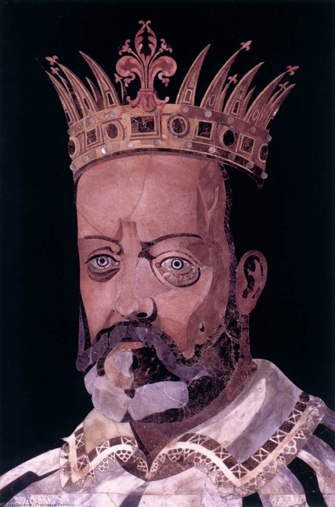 Wikioo.org - The Encyclopedia of Fine Arts - Painting, Artwork by Francesco Ferrucci - Portrait of Cosimo I de' Medici