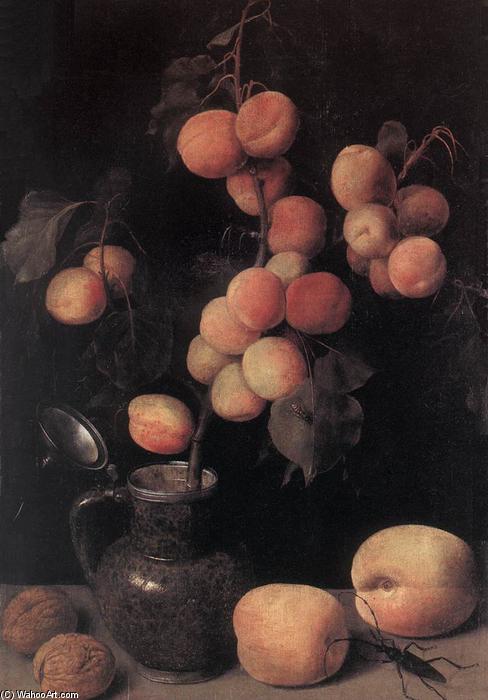 Wikioo.org - The Encyclopedia of Fine Arts - Painting, Artwork by Georg Flegel - Peaches