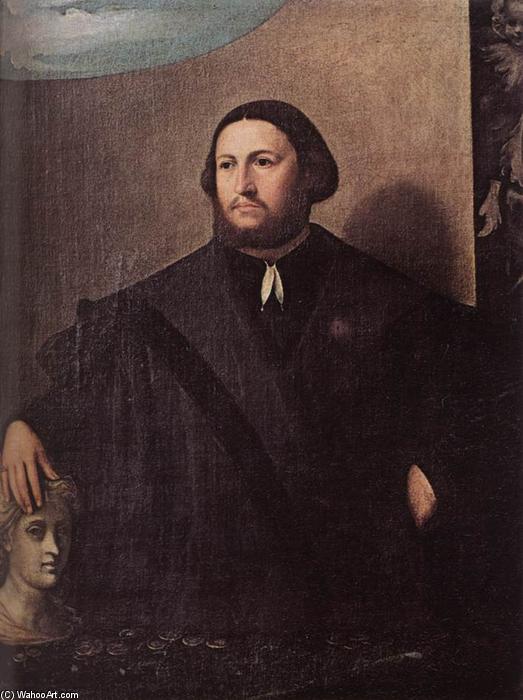 WikiOO.org - Güzel Sanatlar Ansiklopedisi - Resim, Resimler Sebastiano Florigerio - Portrait of Raffaele Grassi