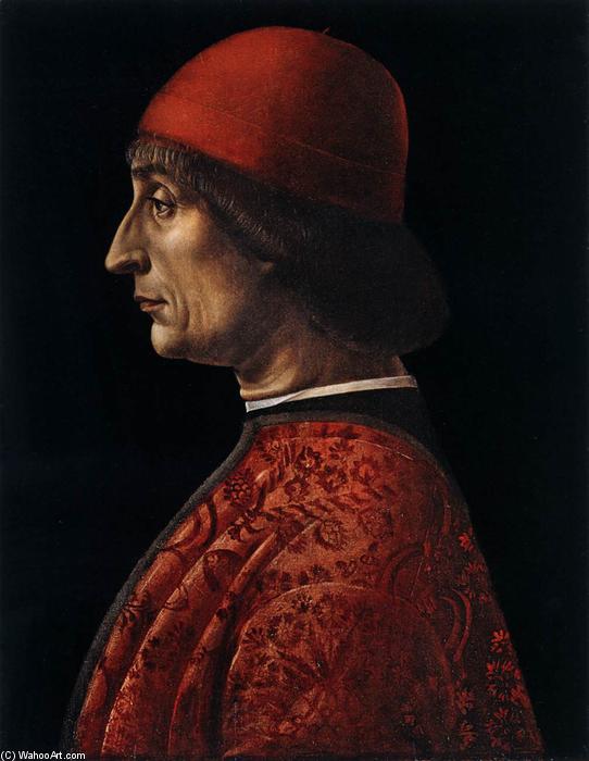 Wikioo.org - Bách khoa toàn thư về mỹ thuật - Vẽ tranh, Tác phẩm nghệ thuật Vincenzo Foppa - Portrait of Giovanni Francesco Brivio