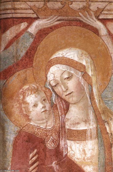 Wikioo.org - The Encyclopedia of Fine Arts - Painting, Artwork by Francesco Di Giorgio Martini - Madonna and Child with Angels (detail)