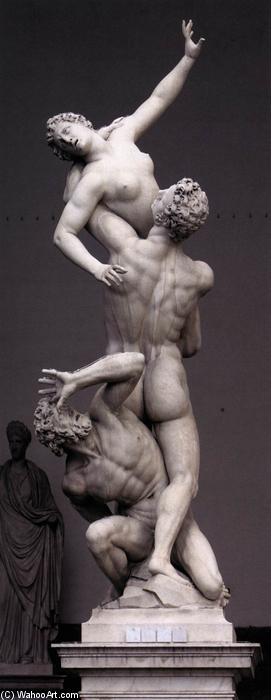 WikiOO.org - Encyclopedia of Fine Arts - Schilderen, Artwork Giambologna - Rape of the Sabines (12)