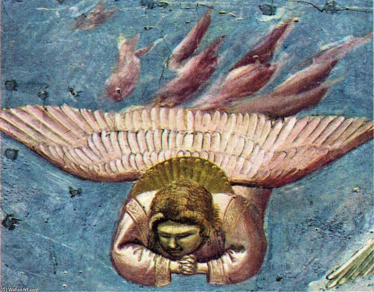 WikiOO.org - Enciclopedia of Fine Arts - Pictura, lucrări de artă Giotto Di Bondone - Scenes from the Life of Christ: 20. Lamentation (detail) (11)