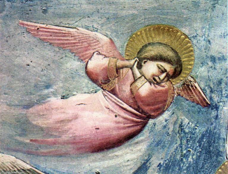 WikiOO.org - אנציקלופדיה לאמנויות יפות - ציור, יצירות אמנות Giotto Di Bondone - Scenes from the Life of Christ: 20. Lamentation (detail) (13)