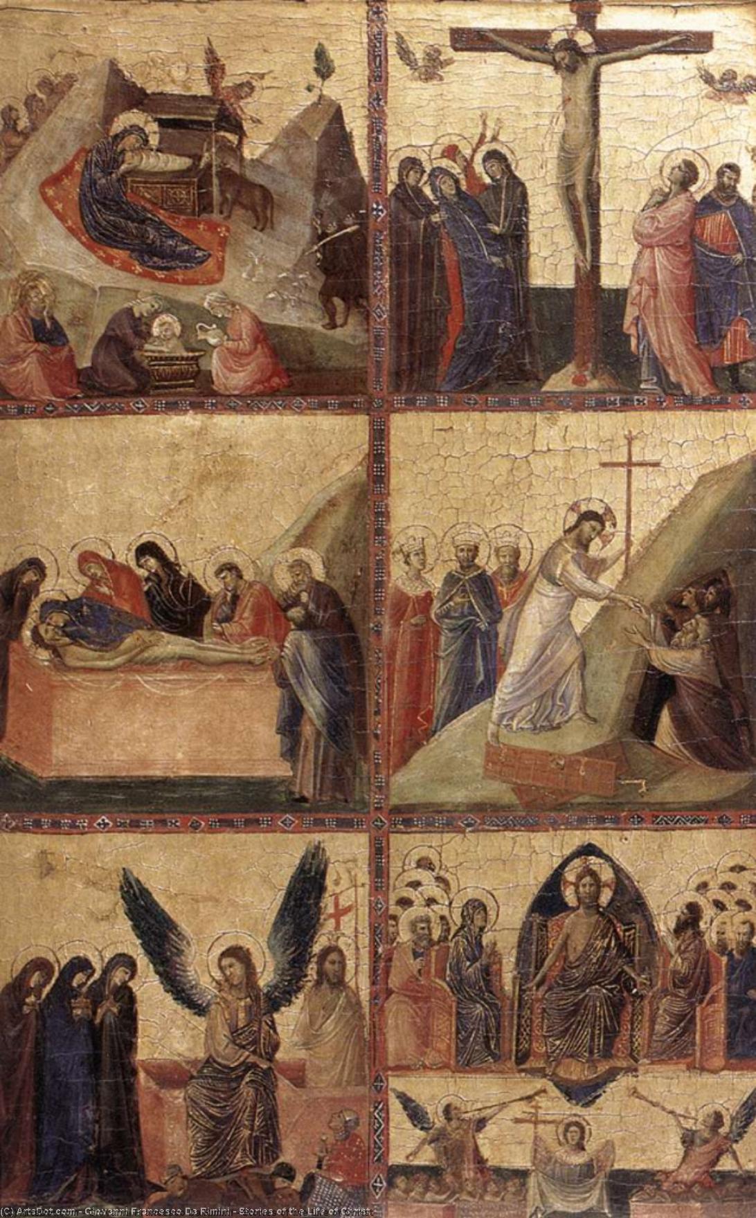 WikiOO.org - Enciklopedija dailės - Tapyba, meno kuriniai Giovanni Francesco Da Rimini - Stories of the Life of Christ