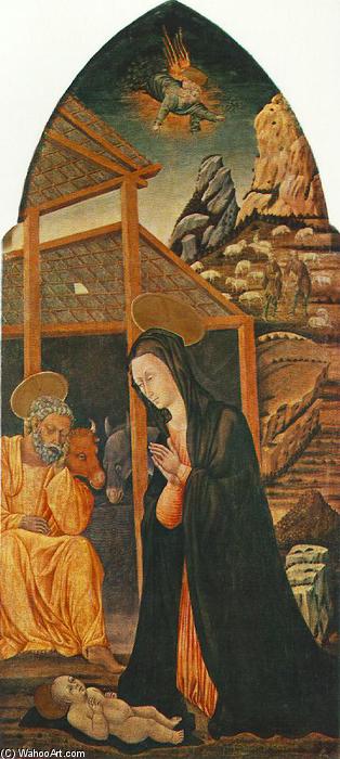 WikiOO.org - Encyclopedia of Fine Arts - Maleri, Artwork Giovanni Di Paolo - Nativity