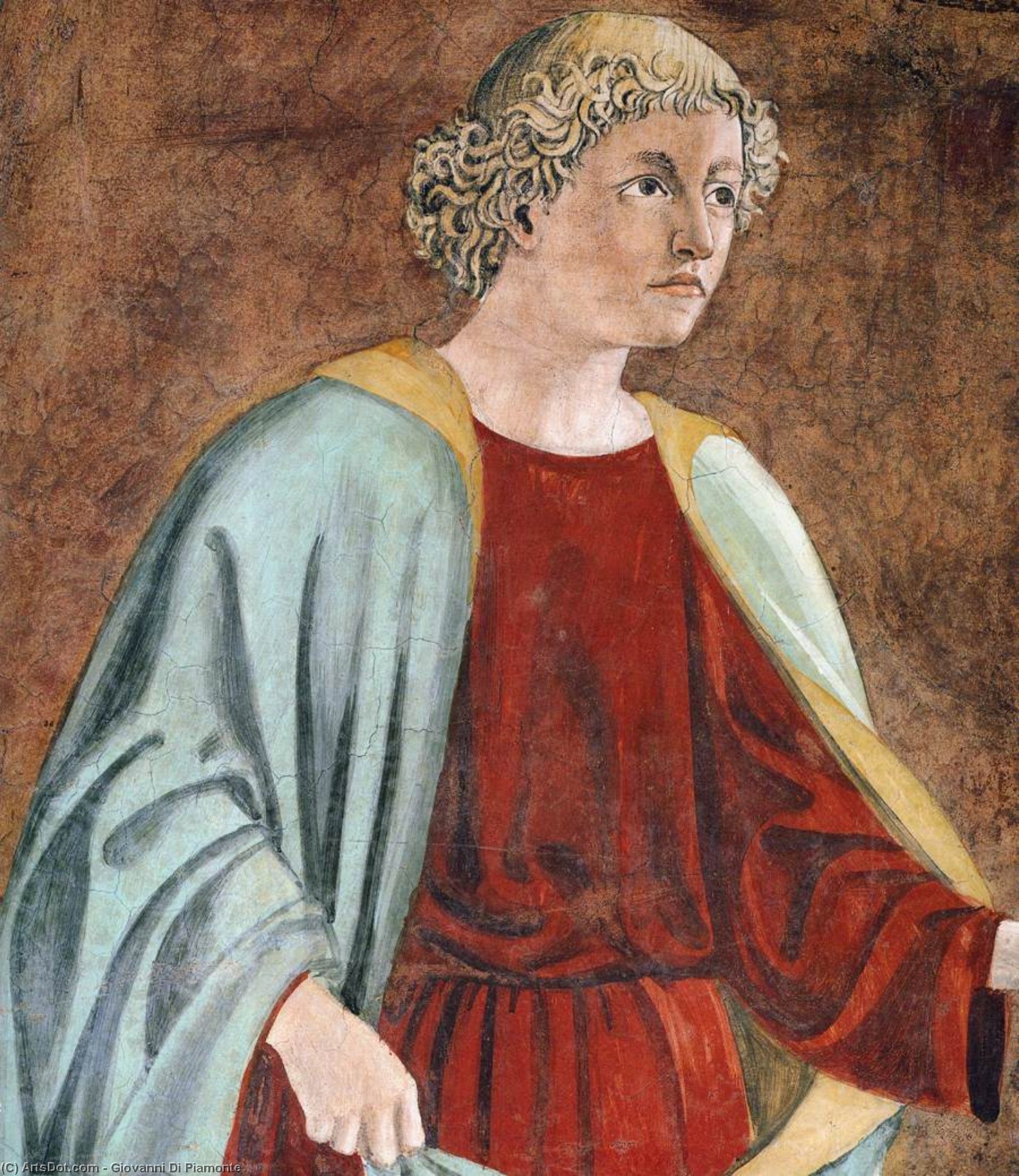 Wikoo.org - موسوعة الفنون الجميلة - اللوحة، العمل الفني Giovanni Di Piamonte - The Prophet Isaiah (detail)
