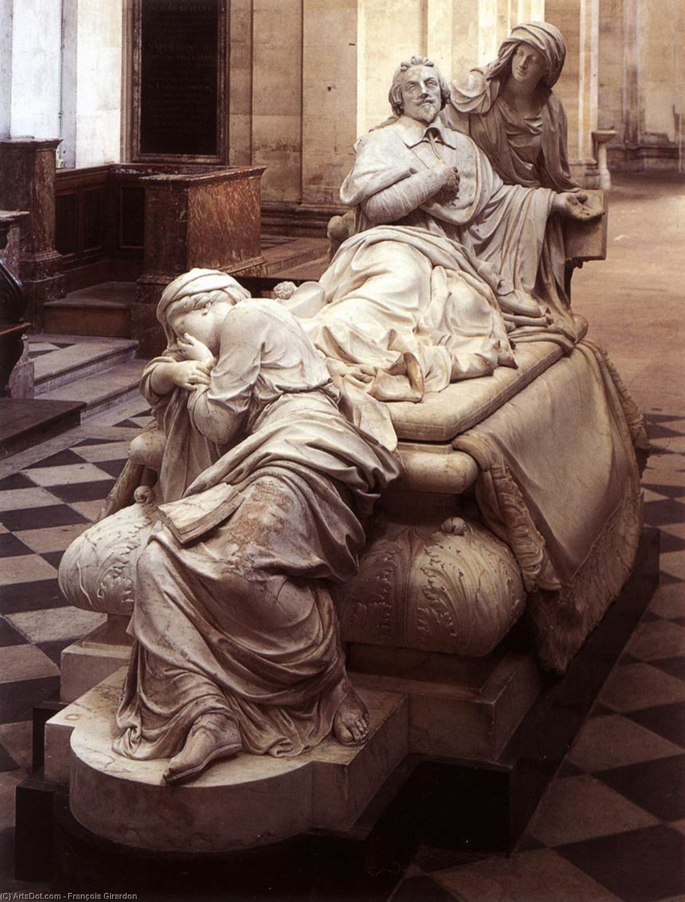 WikiOO.org - Encyclopedia of Fine Arts - Lukisan, Artwork François Girardon - Monument of Richelieu (10)