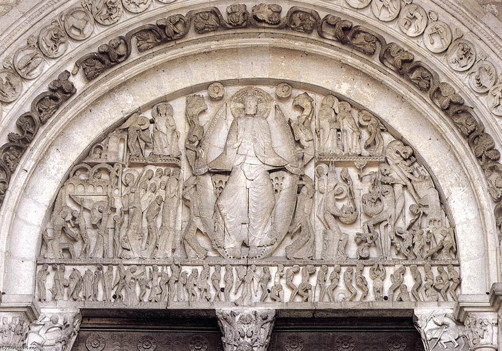 WikiOO.org - אנציקלופדיה לאמנויות יפות - ציור, יצירות אמנות Gislebertus - Tympanum of the main portal