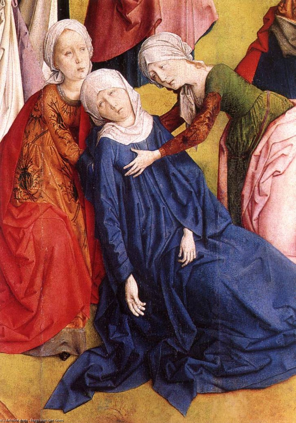 WikiOO.org - Encyclopedia of Fine Arts - Maleri, Artwork Hugo Van Der Goes - Calvary Triptych (detail) (12)