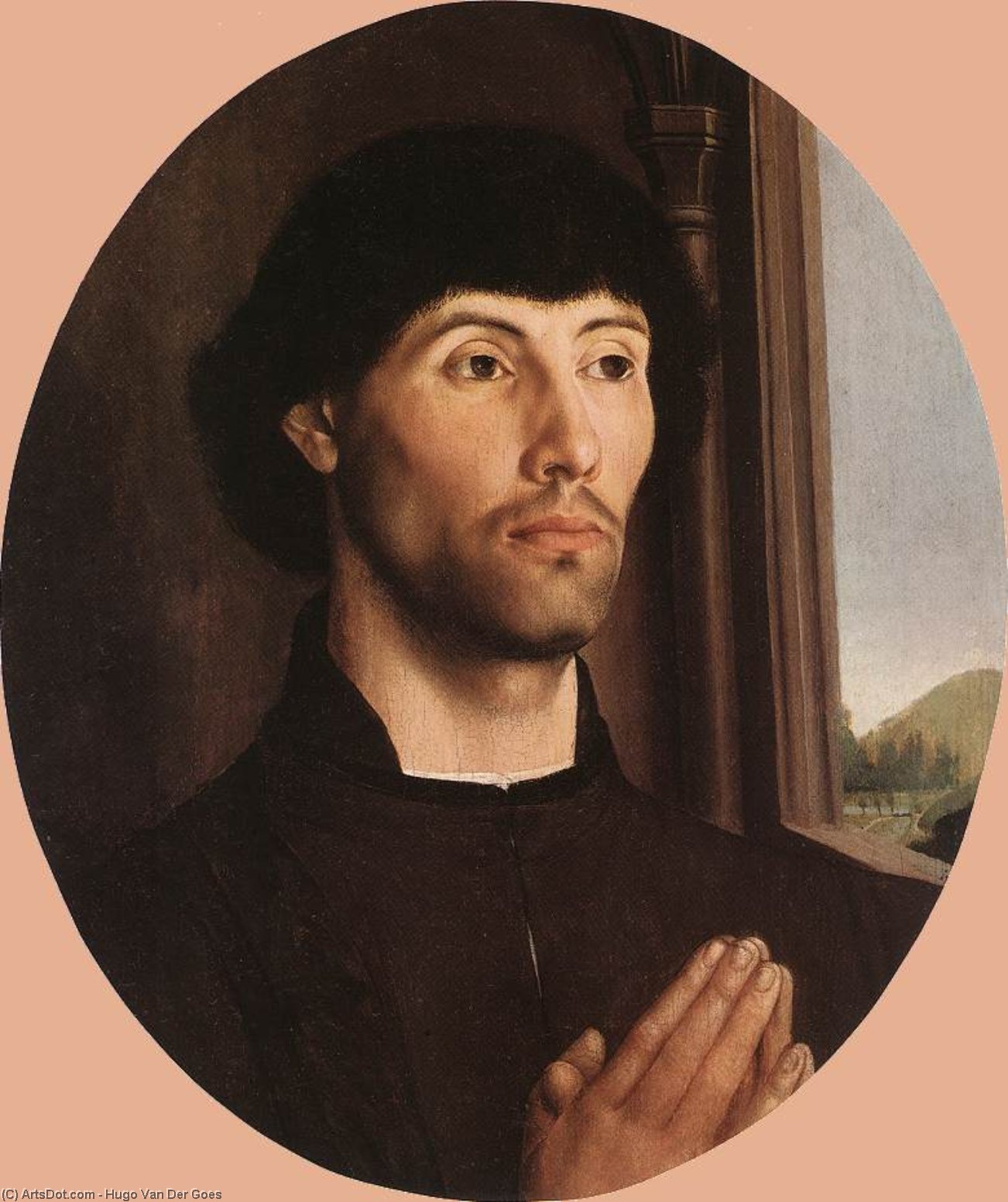 WikiOO.org - Enciclopedia of Fine Arts - Pictura, lucrări de artă Hugo Van Der Goes - Portrait of a Man
