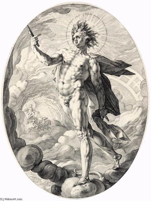Wikioo.org - The Encyclopedia of Fine Arts - Painting, Artwork by Hendrick Goltzius - Apollo