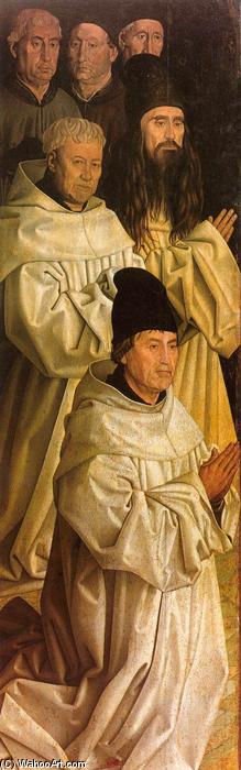 Wikioo.org - The Encyclopedia of Fine Arts - Painting, Artwork by Nuno Gonçalves - Altarpiece of Saint Vincent, the panel of the Monks