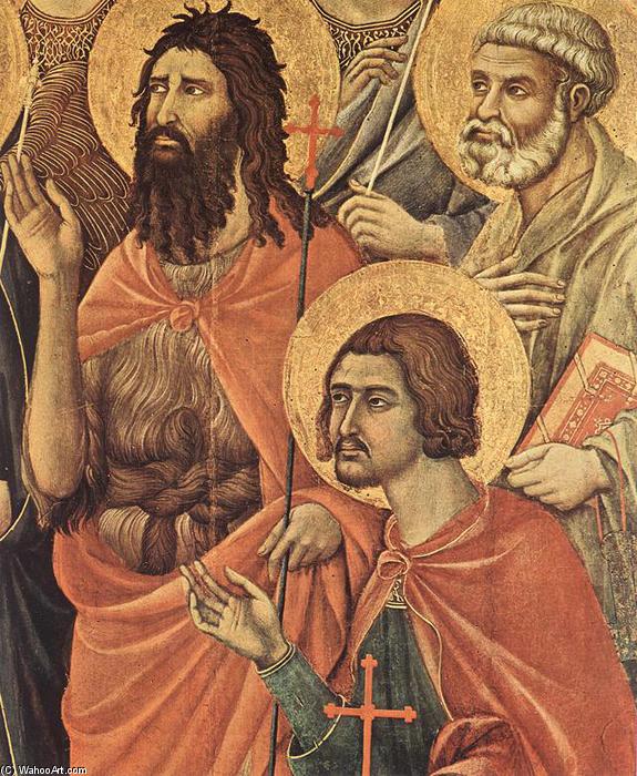 WikiOO.org - Enciklopedija dailės - Tapyba, meno kuriniai Duccio Di Buoninsegna - Maestà (detail) (25)