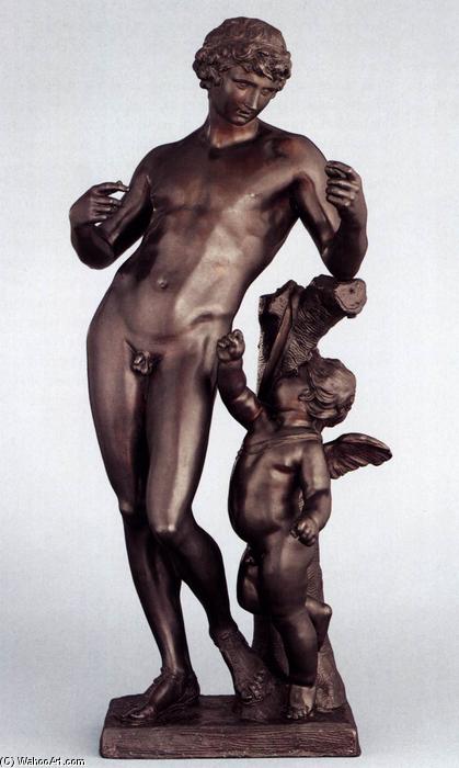 WikiOO.org - Enciklopedija dailės - Tapyba, meno kuriniai François Duquesnoy - Apollo and Cupid