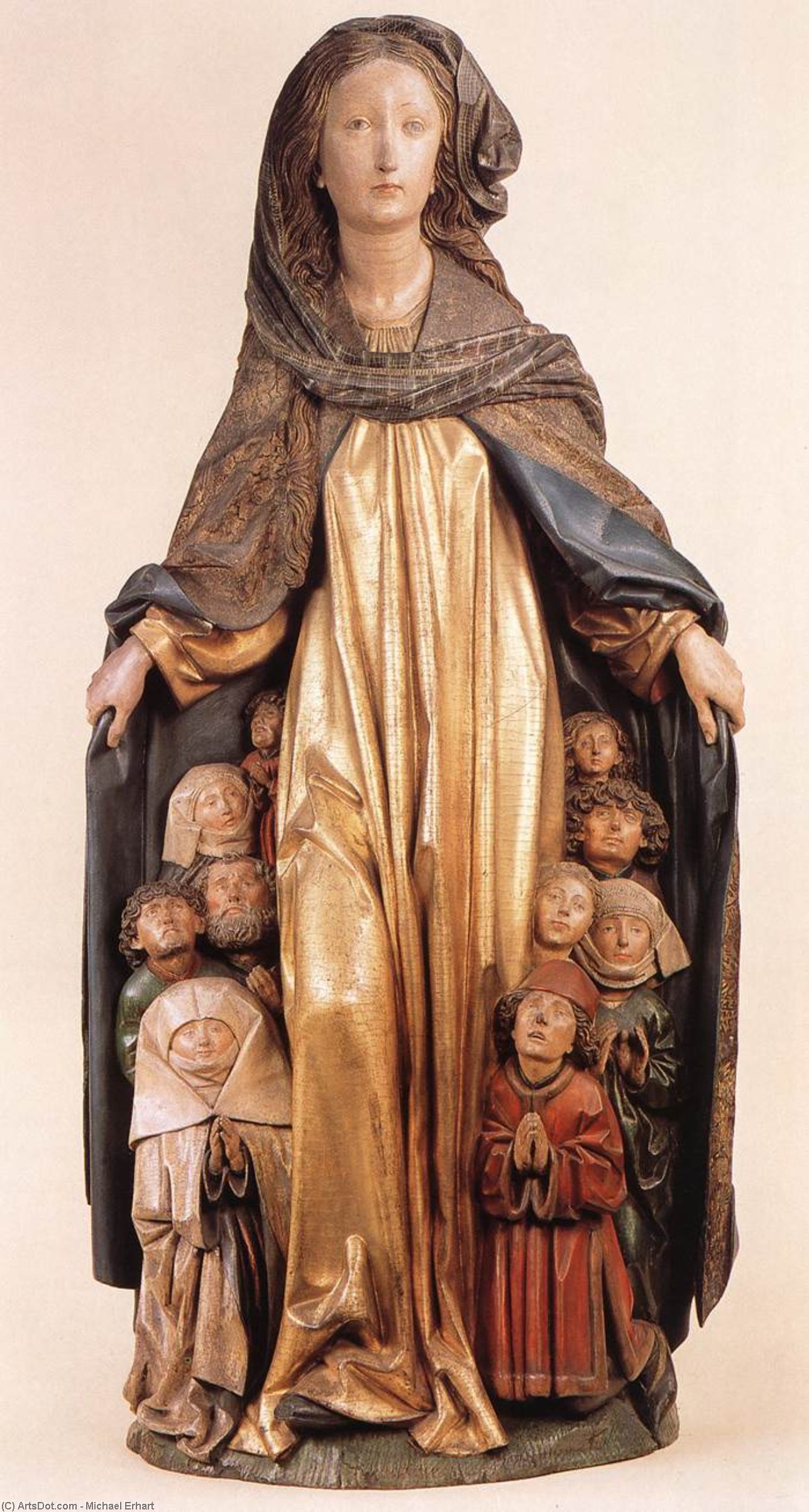 Wikioo.org - The Encyclopedia of Fine Arts - Painting, Artwork by Michael Erhart - Ravensburg Madonna of Mercy