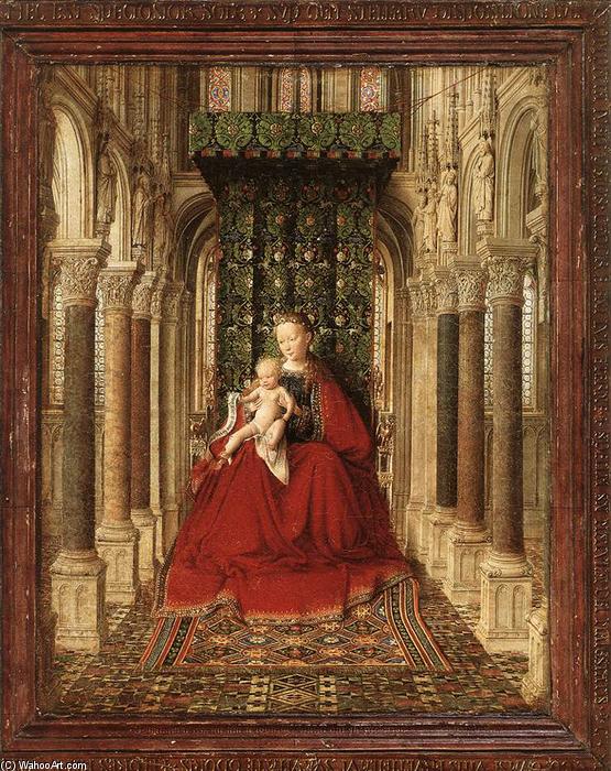 Wikioo.org - The Encyclopedia of Fine Arts - Painting, Artwork by Jan Van Eyck - Small Triptych (central panel)